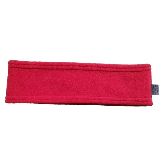 Eastern Mountain EMS Red Fleece Winter Headband Ski Ear Warmer Hat Cap Ski Snow - Picture 1 of 3